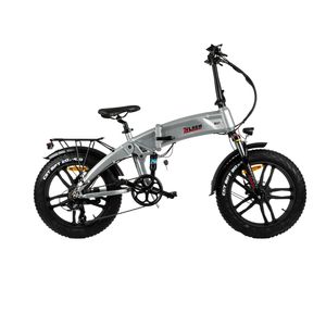 2Flash BU1 Foldable E-Bike Metallic Grau, 20 Zoll, Pedelec Faltrad E Klapprad, 48V 12 Ah (576Wh), Aluminium Rahmen