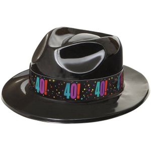 Unique Party - Hut für Herren/Damen Unisex - 40. Geburtstag SG23870 (Einheitsgröße) (Schwarz/Blau/Violett)