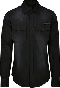 Pánská košile Brandit Hardee Denim Shirt black - 5XL
