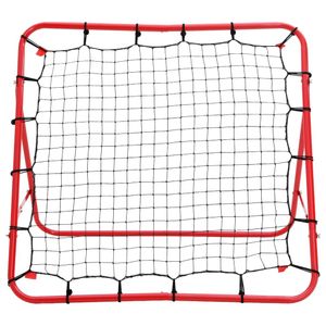 vidaXL Verstellbarer Fußball Kickback Rebounder 100x100 cm