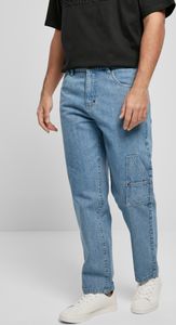 Southpole - Herren Script Loose Fit Jeans MID BLUE W36 Southpole - Herren Script Loose Fit Jeans MID BLUE W36