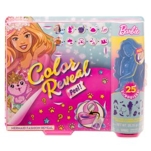 Barbie Color Reveal Puppe & Haustier, Fantasy Fashion Meerjungfrau