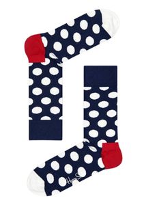 Happy Socks Socken Big Dot - Blau/Weiß/Rot, Größe:36-40