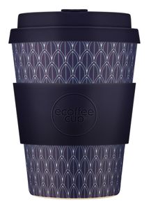 Ecoffee Cup Tsar Bomba PLA - Becher to Go 350 ml - Violett Silikon