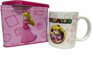 Nintendo Princezná Peach zo Super Mario hrnček s pokladničkou na mince 9x13x11cm