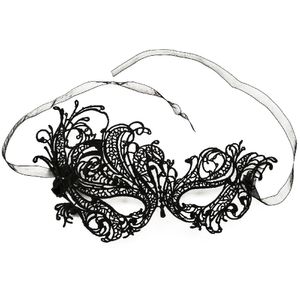 Oblique Unique Venezianische Maske y Spitzen Augenmaske Karneval - Model 1
