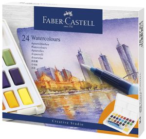 FABER-CASTELL akvarelová farba v malých téglikoch 24 kusov