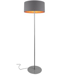 Light-Home Lampenschirm Stehlampe Modern - Shade - Standleuchte für Wohnzimmer Schlafzimmer Büro - Elegante Industrial Lampe -Dunkelgrau & Dunkelgrau - Shade