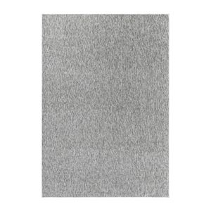 Teppium Kurzflor modern Teppich Wohnzimmerteppich Rechteckig, Farbe:Hellgrau, Maße:160 cm x 230 cm, Form: Rechteckig
