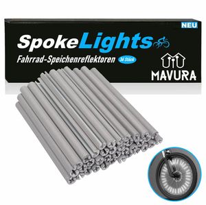 SpokeLights Fahrrad Speichen Reflektoren Strahler Licht Katzenauge Stäbe 36Set