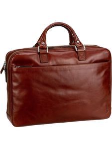 PICARD Buddy Working Bag With Double Zip Cognac