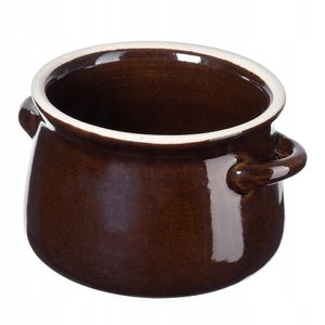 KADAX Steinzeugtopf, Schmalztopf aus Keramik, Spülmaschinenfester Gurkentopf, multifunktionaler Topf für Sauerkraut, Schnittblumen und Topfpflanzen (6L)