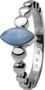 Skagen dámsky prsteň strieborný/ľadovo modrý JRSI005, veľkosť prsteňa:57 (18.1) SS8 M18 Skagen dámsky prsteň strieborný/ľadovo modrý JRSI005, veľkosť prsteňa:57 (18.1) SS8 M18