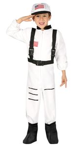 Astronaut Kostüm für Kinder Gr. 110-146, Größe:128/134
