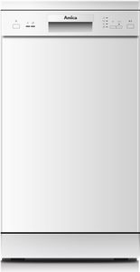 Amica Geschirrspüler,  GSP 14746 W - Stand-Geschirrspüler, 45cm, unterbaufähig, weiß, Energielasse
