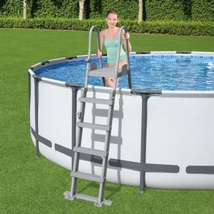 Bestway Flowclear 4stupňový bezpečnostní žebřík do bazénu 132 cm
