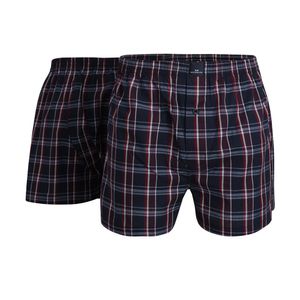 GÖTZBURG Herren Boxer 2er Pack - Poplin, Pure Cotton, Unterwäsche Set Dunkelblau XL