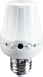 E27-Lampenfassung mit Dämmerungssensor, EcoSavers, automatisches Licht