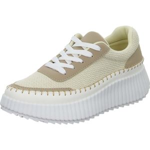 living UPDATED Damen-Chunky-Sneaker Beige-Weiß, Farbe:beige/schlamm, EU Größe:41