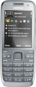 Nokia E52, 6,1 cm (2.4"), 240 x 320 Pixel, TFT, 16 GB, 1024 MB, White Aluminum