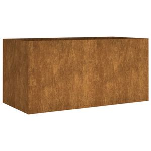 kvetináč vidaXL 80x40x40 cm Corten Steel