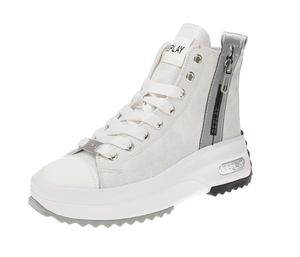 REPLAY Aqua Z Zip Damen Sneaker high in Weiß, Größe 38