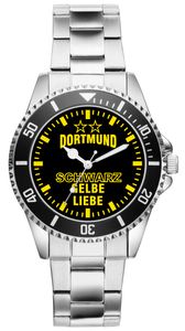 KIESENBERG Herrenuhr Armbanduhr Dortmund Geschenk Artikel Idee Fan Analog Quartz Uhr 6034