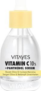 Vitayes b!right Vitamin-C 10% + Panthenol Serum, Hochwirksame Hautverjüngung, Anti-Falten, Aufhellung, Feuchtigkeitsspendend, Hautpflege, Beauty Vitayes b!right Vitamin-C 10% + Panthenol Serum, Hochwirksame Hautverjüngung, Anti-Falten, Aufhellung, Feuchtigkeitsspendend, Hautpflege, Beauty
