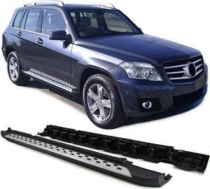 Alu Trittbretter Flankenschutz OE Style mit ABE   für Mercedes GLK X204 08-15