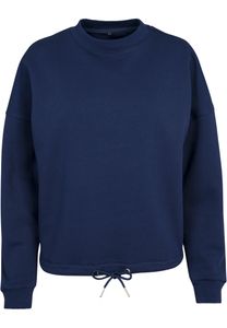 Build Your Brand Damen Sweatshirt Oversize Crewneck BY058 Blau Light Navy XL