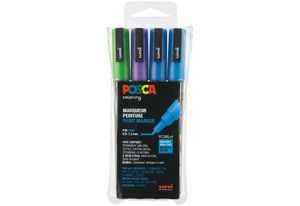 POSCA Pigmentmarker PC-3ML Glitter 4er Box