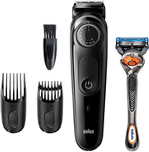Braun Beardtrimmer Series 3000 BT3242/ zasilanie akumulatorowe/ w zestawie Gillette F5 ProGlide