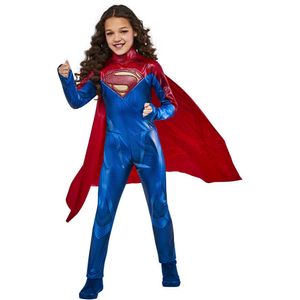 Supergirl - Kostüm - Mädchen BN5713 (116-122) (Rot/Blau)