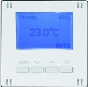 Abdeckung Thermostat digital für Einsatz 90500490-DE weiß 90961062-DE