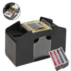 Poker Kartenmischer elektrische Kartenmischmaschine f 2 Decks batteriebetrieben 