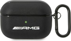 Etui Amg Leder Großes Logo Na Airpods Pro - Czarne