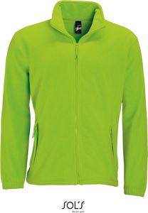 SOLS Pánska fleecová bunda Fleece Jacket 55000 Green Lime XL