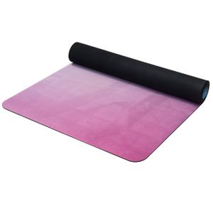 YATE Yogamatte Naturkautschuk - Muster Z 4 mm - blau / pink