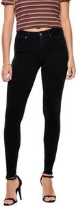 ONLY ONLPOWER MID PH UP SK DNM REA3659 N Black XS/32
