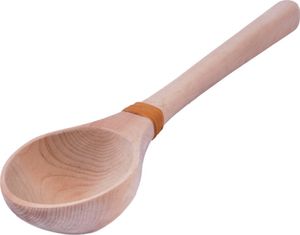 Sentiotec Holzkelle Basic Saunakelle Aufgusskelle Schöpfkelle 36 cm 100 ml Linde