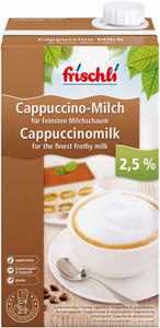 Frischli Cappuccino mlieko 2,5% dobrá kávová špecialita 1000ml