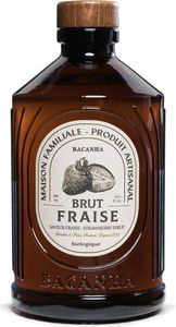 Bacanha Sirop Brut de Fraise400ml –Erdbeer-Sirup mitRohrzucker