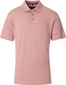 Casa Moda Polo rosa meliert Kurzarm