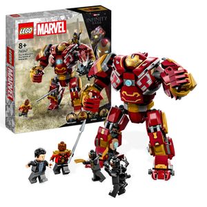 LEGO 76247 Marvel Hulkbuster: Der Kampf von Wakanda, Avengers Infinty War Spielzeug mit Bruce Banner Minifigur, Action-Figur für Kinder ab 8 Jahren