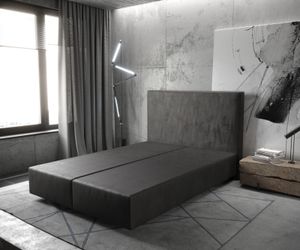 DELIFE Boxspringgestell Dream-Well 140x200 cm Kunstleder Anthrazit DELIFE Boxspringgestell Dream-Well 140x200 cm Kunstleder Anthrazit