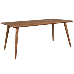 WOHNLING Esszimmertisch REPA 180 x 80 x 76 cm Sheesham rustikal Massiv-Holz | Design Landhaus Esstisch | Tisch für Esszimmer groß | 6 - 8 Personen