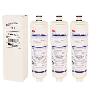 3 x Cuno 3M Wasserfilter CS-52 5553629 alternativ zu Bosch 640565
