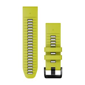 Garmin 010-13281-03 Silikonowy pasek Quickfit 26 mm limonkowy/grafitowy