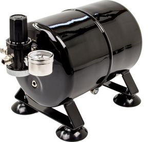 Kompressor Airbrush 2.5L airtank system Lufttank Abschaltautomatik Sparmax