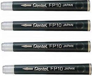 PentelArts Nachfüllpatrone FP10-NO für Pinselstift grau für GFKP GFKPF 4 Patrone